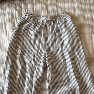 Striped Gray Kids Bottoms